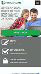 Mobile Screenshot of firstdayloan.com